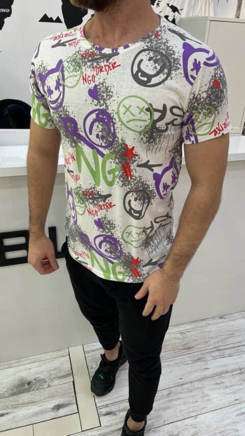 Bluzka męskie 9754 Mix kolor M-2XL (towar tureckie) 1