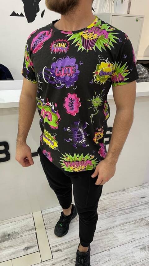 Bluzka męskie 9756 Mix kolor M-2XL (towar tureckie) 1