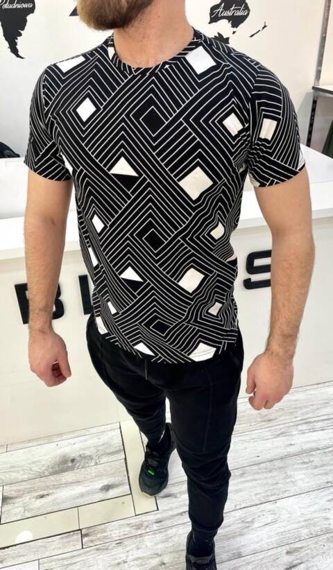 Bluzka męskie 9762 Mix kolor M-2XL (towar tureckie)