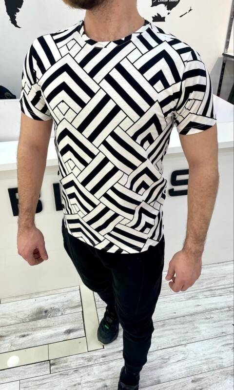 Bluzka męskie 9768 Mix kolor M-2XL (towar tureckie) 1