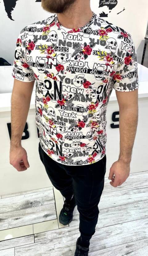 Bluzka męskie 9769 Mix kolor M-2XL (towar tureckie) 1