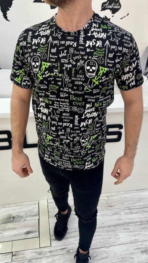 Bluzka męskie 9792 Mix kolor M-2XL (towar tureckie)