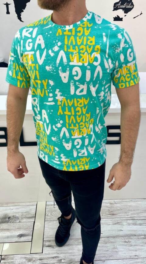 Bluzka męskie 9820 Mix kolor M-2XL (towar tureckie) 1