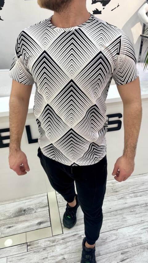 Bluzka męskie 9838 Mix kolor M-2XL (towar tureckie) 1