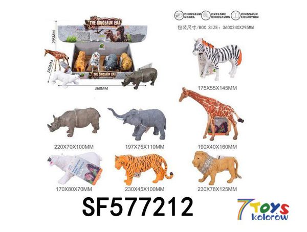 GUMOWYCH ZWIERZATEK SF577212 MIX KOLOR