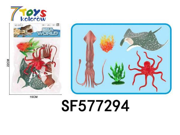 ZABAWKI MORSKIE ZWIERZETA SF577294 MIX KOLOR