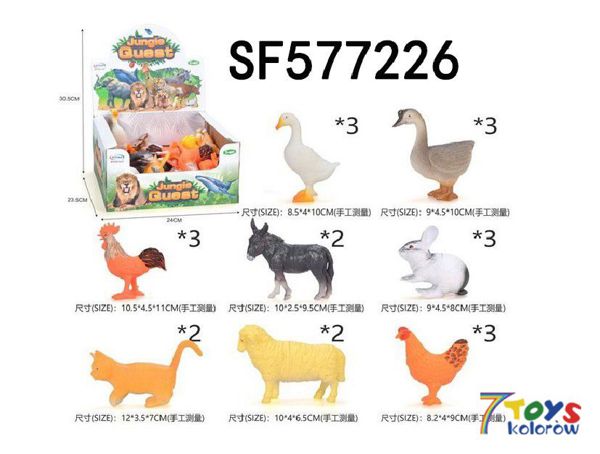 GUMOWYCH ZWIERZATEK SF577226 MIX KOLOR 1