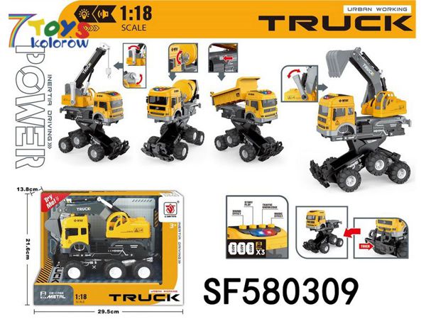 Samochody zabawka SF580309 Mix kolor  1