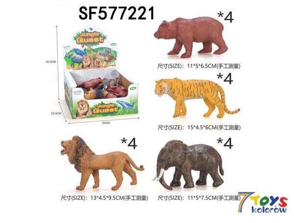 GUMOWYCH ZWIERZATEK SF577221 MIX KOLOR