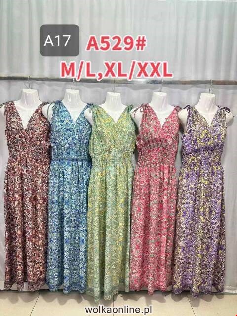 Sukienka damskie A529 Mix kolor M-2XL