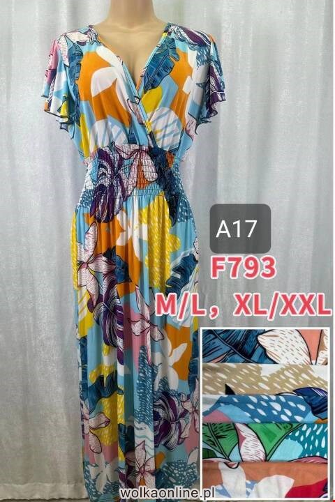 Sukienka damskie F793 Mix kolor M-2XL