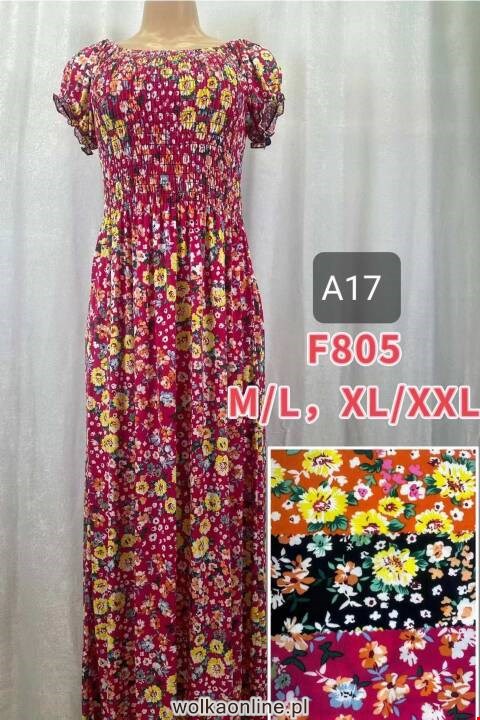 Sukienka damskie F805 Mix kolor M-2XL