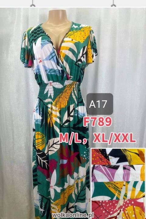 Sukienka damskie F789 Mix kolor M-2XL