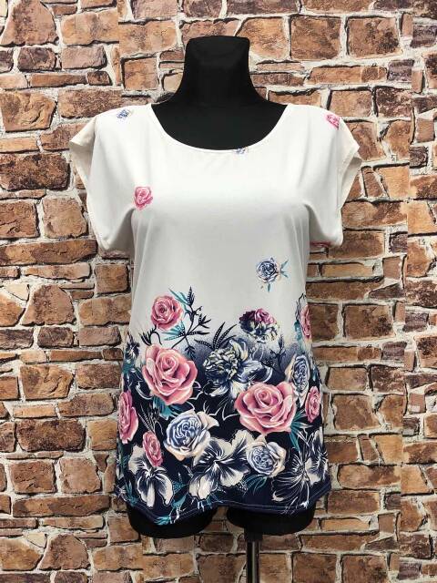 Bluzka damskie 0989 1 kolor 46-54 (towar polskie) 1