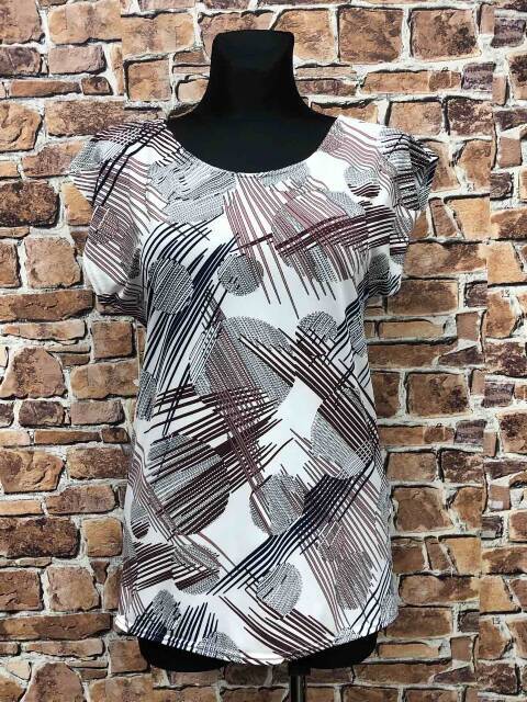 Bluzka damskie 0990 1 kolor 46-54 (towar polskie)