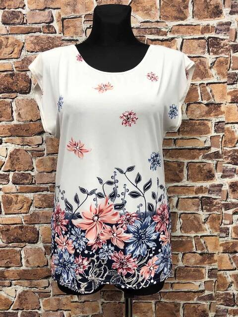 Bluzka damskie 0995 1 kolor 46-54 (towar polskie)