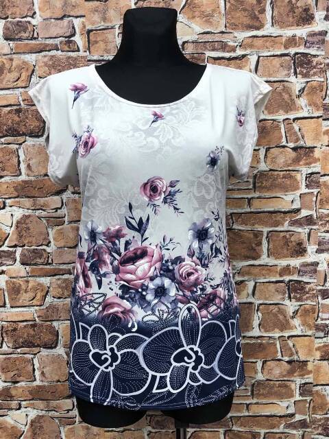 Bluzka damskie 0997 1 kolor 46-54 (towar polskie)