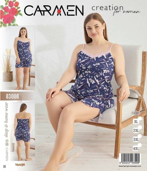 Pidżama damskie 83008 1 kolor XL-4XL 1