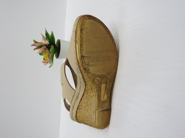 Czółenka damskie 7AA2015 BEIGE 36-41 2