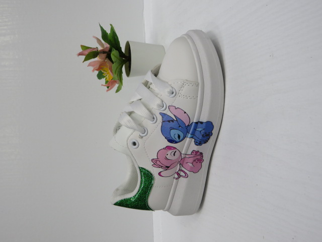 Buty Sportowe Dziecięce 907-6 WHITE/GREEN 30-35