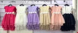 Sukienka dziewczęca 5164 Mix kolor 4-14