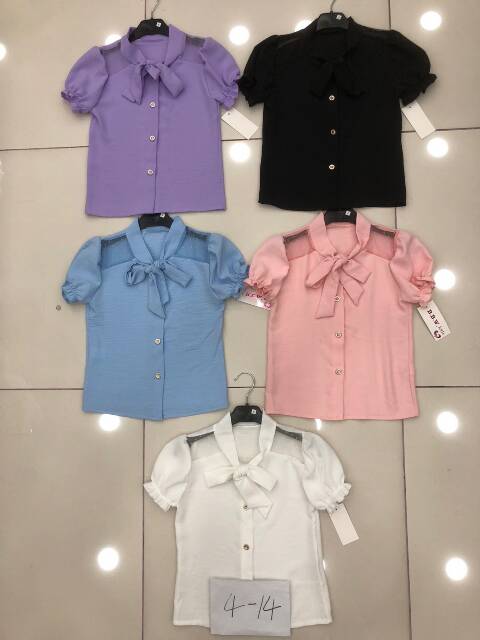 Koszula dziewczęca 5169 Mix kolor 4-14 1