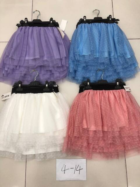 Spódnice dziewczęca 5170 Mix kolor 4-14