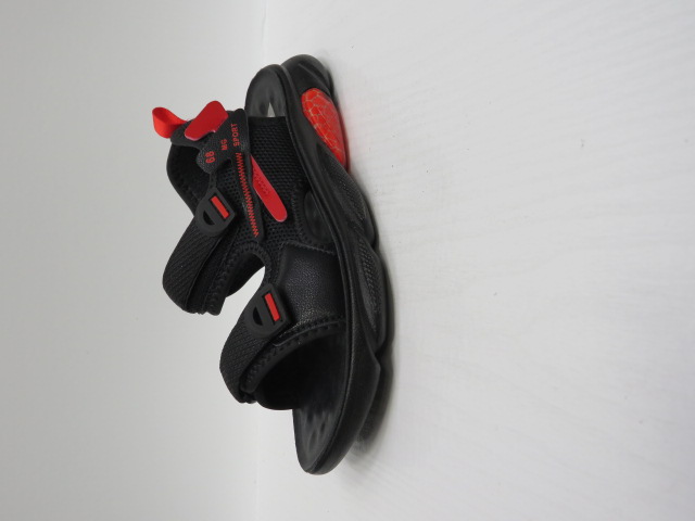 Sandały Dziecięce D933 BLACK/RED 32-37