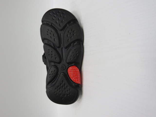 Sandały Dziecięce D933 BLACK/RED 32-37 2