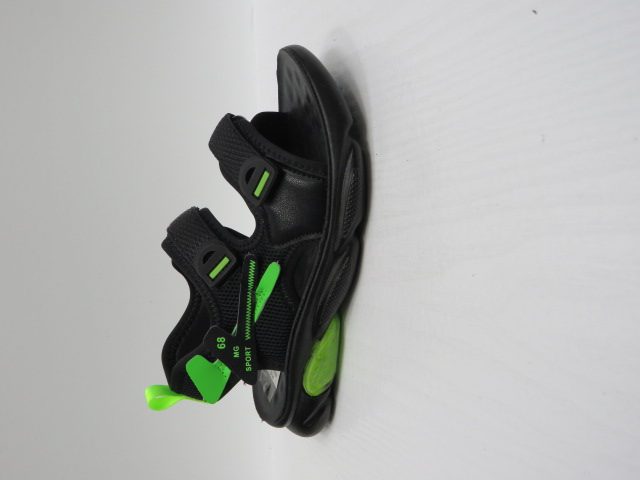 Sandały Dziecięce D933 BLACK/GREEN 32-37