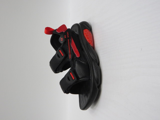 Sandały Dziecięce D932 BLACK/RED 26-31