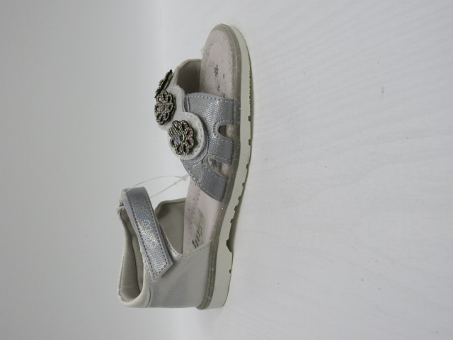 Sandały Dziecięce D928 SILVER 26-31