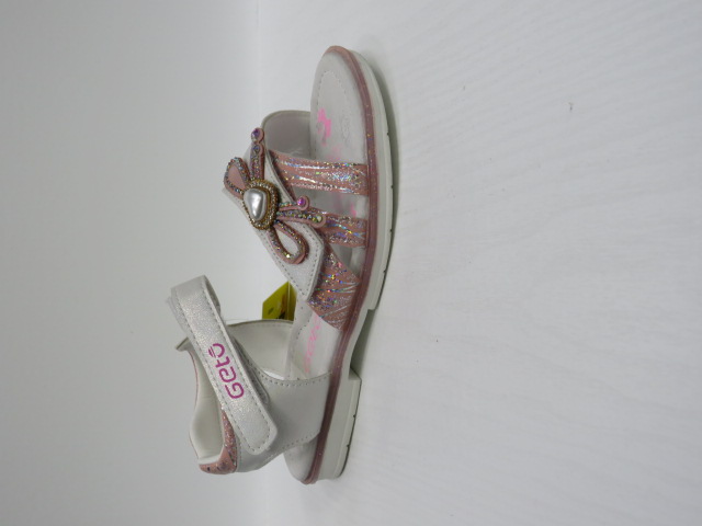 Sandały Dziecięce D916 SILVER 31-36