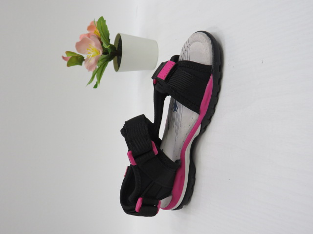 Sandały Dziecięce A168 BLACK/PEACH 31-36 1