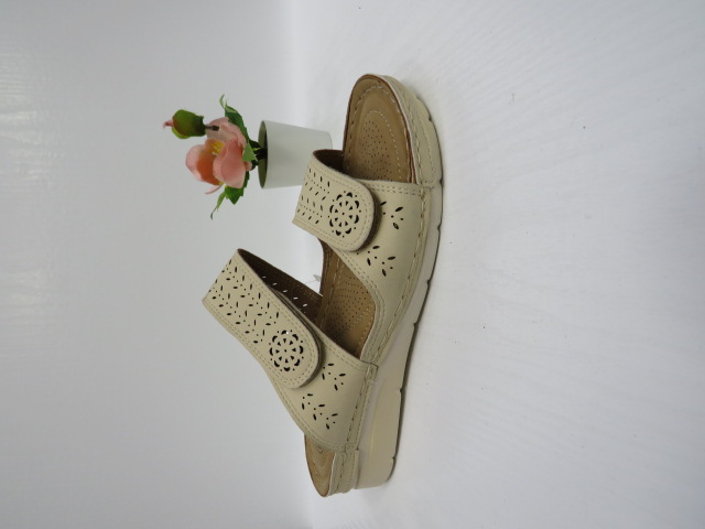 Klapki Damskie 1107 BEIGE 36-41
