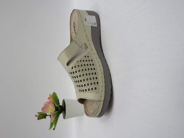 Klapki Damskie W515-7 BEIGE 36-42 1