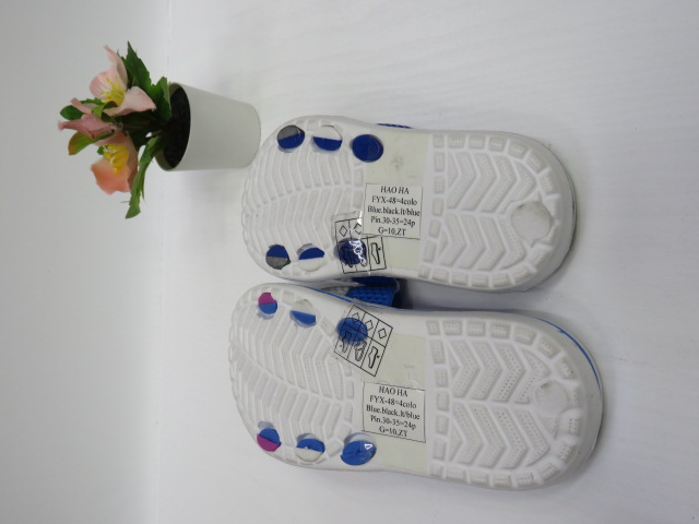 Kapcie Dziecięce  FYX-48 BLUE/BLACK/LY.BLUE/PINK 30-35 2