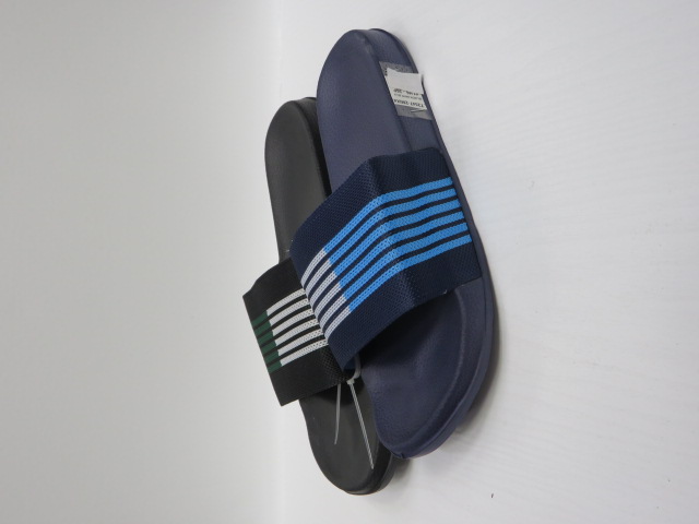 Klapki Męskie T2547-2 BLACK/ROYAL/NAVY/BLUE 41-46