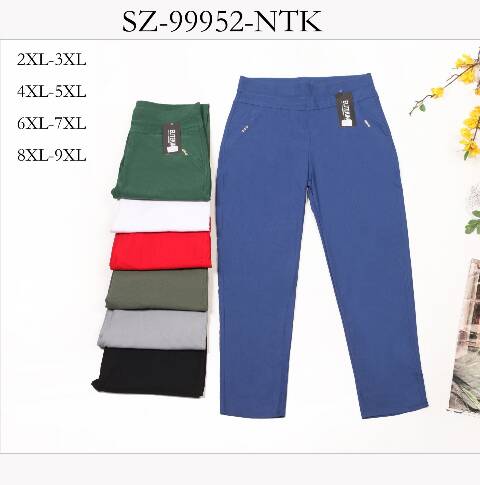 Spodnie damskie 99952 Mix kolor 2XL-9XL