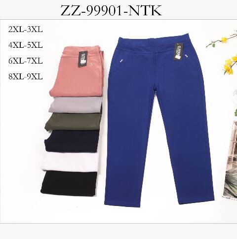 Spodnie damskie 99901 Mix kolor 2XL-9XL 1