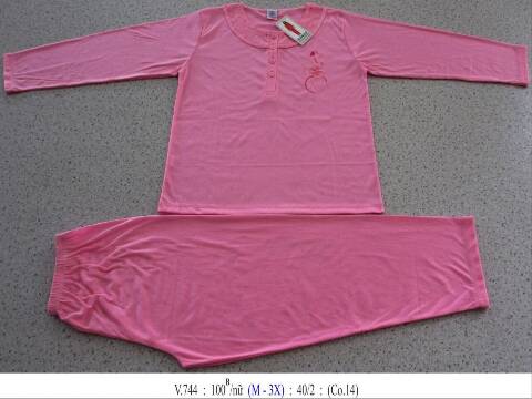 Pidżama  damskie 6040 Mix kolor M-3XL 1