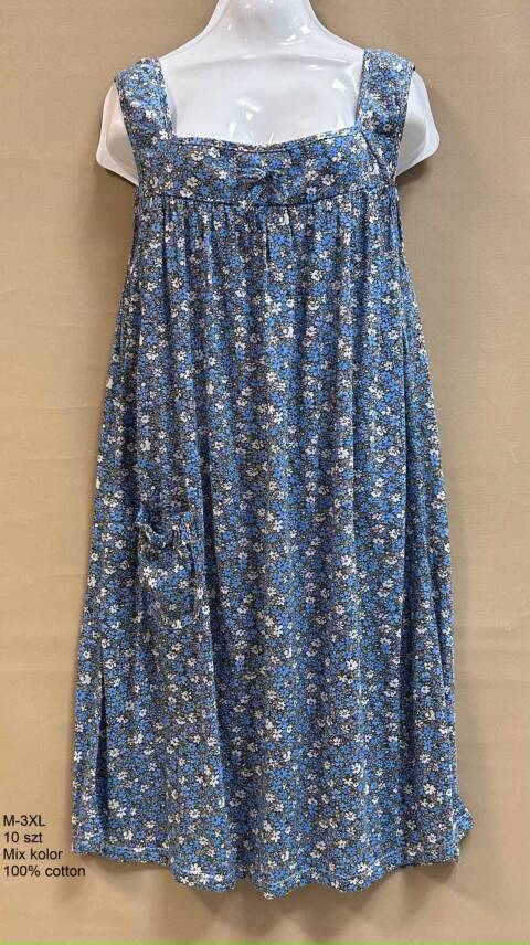 Koszula nocna damskie 6100 Mix kolor M-3XL 1