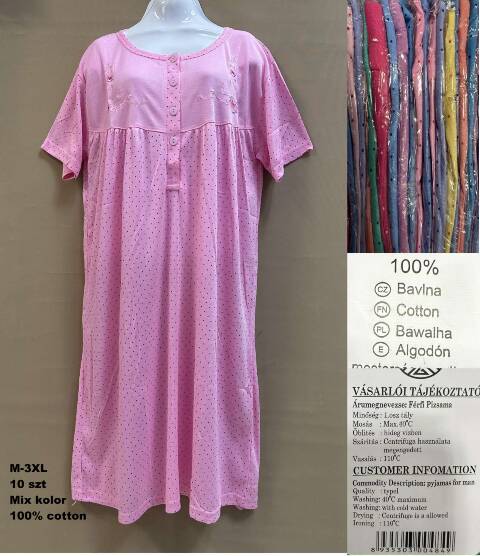 Koszula nocna damskie 6135 Mix kolor M-4XL