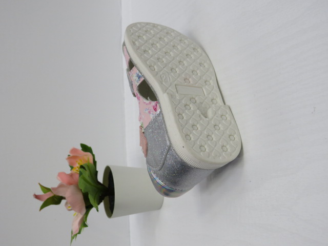 Sandały Dziecięce AB241 SILVER/PINK 20-25 2