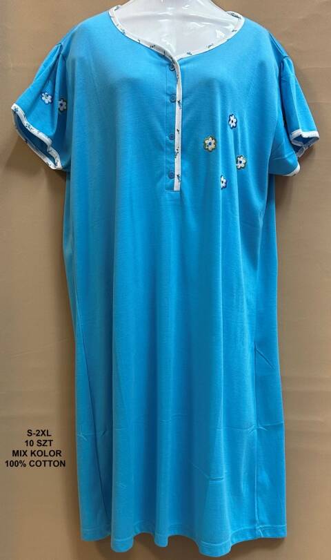 Koszula nocna damskie 6152 Mix kolor M-3XL 1