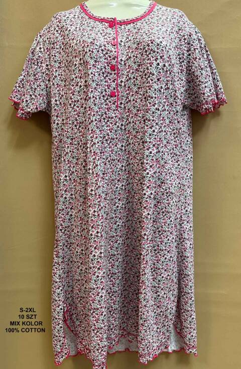 Koszula nocna damskie 6153 Mix kolor S-2XL