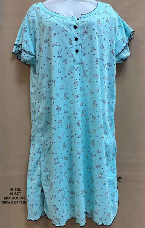 Koszula nocna damskie 6159 Mix kolor M-3XL