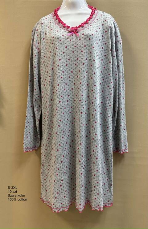 Koszula nocna damskie 6174 Mix kolor M-3XL