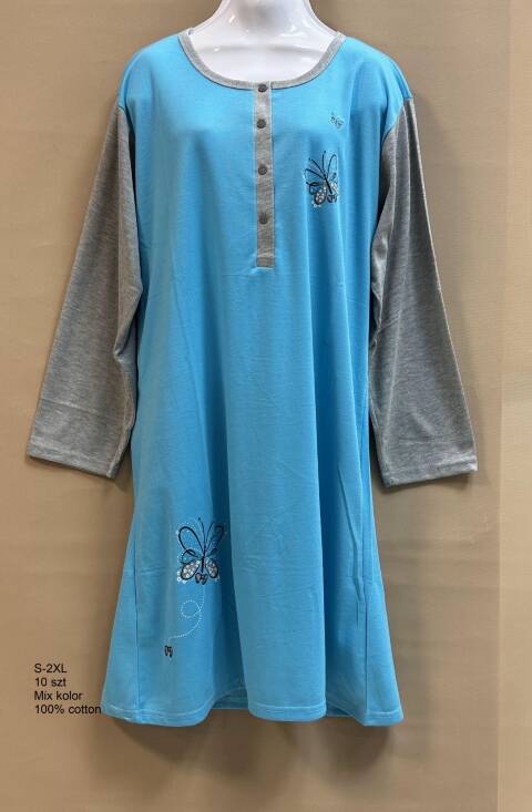 Koszula nocna damskie 6181 Mix kolor S-2XL