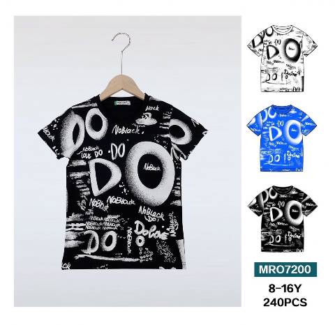 Bluzki chłopięce MRO7200 Mix kolor 8-16 1